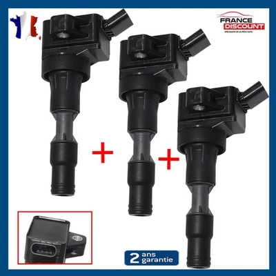 3x Bobine d'allumage pour HYUNDAI i20 ACTIVE 1.0 T-GDI 2730104110 - Photo 1/4