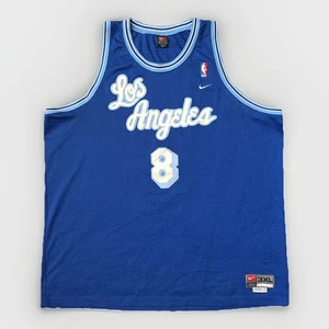 Nike NBA Vintage Los Angeles Lakers Kobe Bryant #8 Blue Swingman Jersey Sz XXXL - Picture 1 of 6