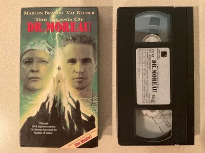 The Island of Dr. Moreau (VHS, 1996) Marlon Brando, Val Kilmer - Image 1 of 3