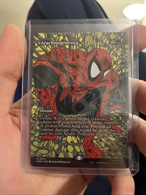 Arachnogenesis (Borderless) Marvel Universe Eternal-Legal Regular Spider-Man Mtg - Image 1 of 2