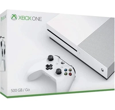 Microsoft Xbox One S 500GB Go Ultra 4K HD White Console Boxed FREE SHIPPING - Image 1 of 3