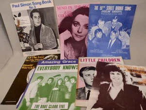 Sheet Music 1960s 1970s Job Lot, Paul Simon Songbook No 3 , Dave Clarke Five - Picture 1 of 12