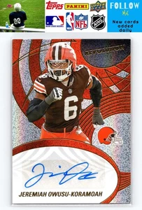 2025 Panini Revolution #AGH-JOK Jeremiah Owusu-Koramoah Signatures /199 - Picture 1 of 2