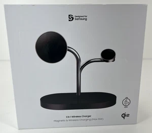 Samsung Station de Charge Sans Fil 3 en 1 Charge Rapide Design Magnétique, Qi2 - Photo 1 sur 5