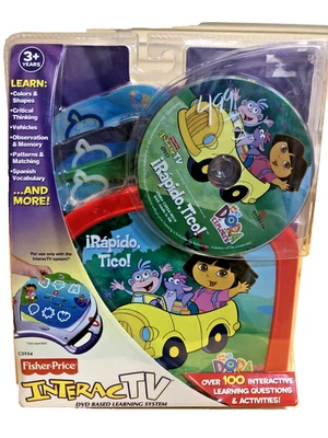 InteractTV DVD Fisher Price Dora the Explorer 'Rapido Tico' Unopened Spanish - Image 1 of 2