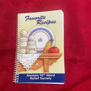 Ammon Idaho 10th Ward Relief Society Cookbook 2013 Spiral Bound Softcover - Picture 1 of 13