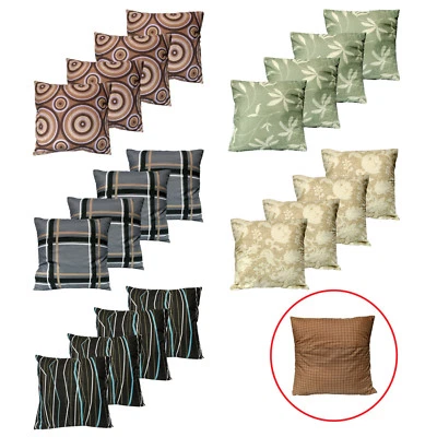 Pack of 4 - Budget Quality Cotton Rich Cushion Covers 45 x 45 cm - Image 1 of 2