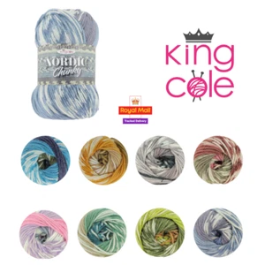 King Cole Nordic Chunky 150g Knitting Crochet Yarn Acrylic, Merino - Picture 1 of 30