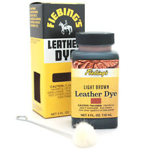 Fiebing's Leather Dye With Applicator, 4 Fluid Ounce/118 mL, Light Brown