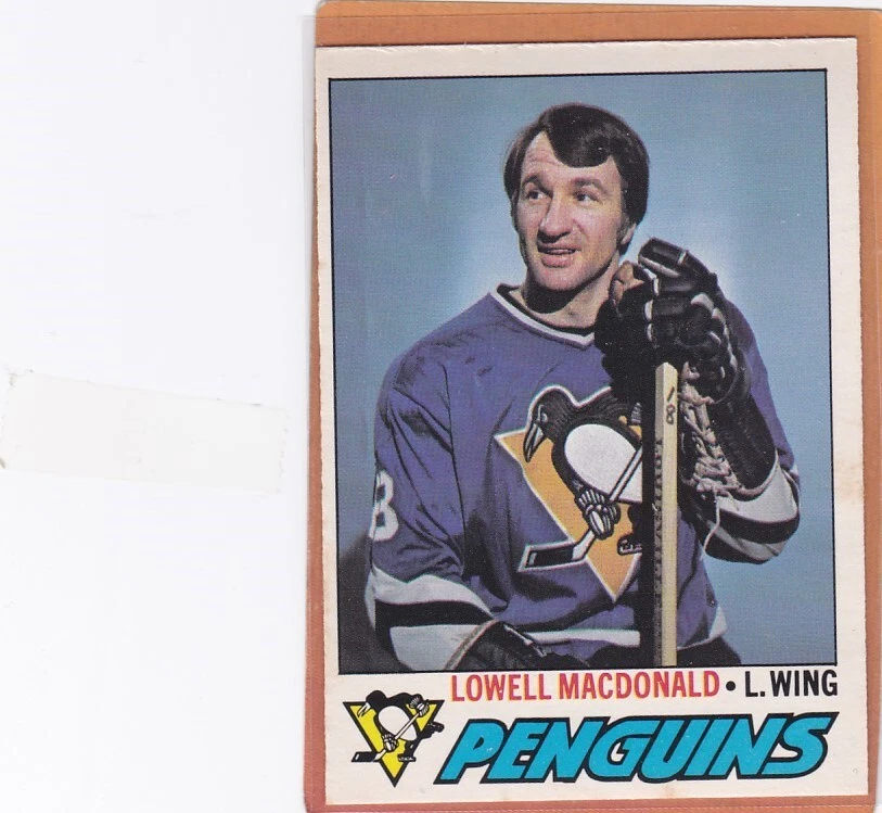 1977-78 O PEE CHEE HOCKEY LOWELL MACDONALD #390 PENGUINS EXMT/EXMT+ *A9546 - Image 1 of 1