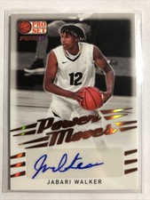 2021-22 Leaf Pro Set Power - Power Moves #PM-JW2 Jabari Walker Auto