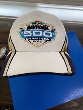 2010 Daytona 500 Adjustable White Hat Cap - NASCAR -  CLEAN -  GATORADE