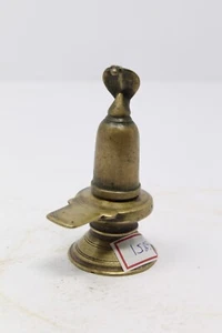 Antique Original Brass Bronze Hindu God Shiv Ling Shiva Lingam Statue NH6851 - Picture 1 of 12