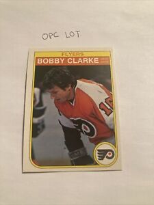 1982-83 OPC Bobby Clarke FLYERS O Pee Chee High Grade Hockey Cards