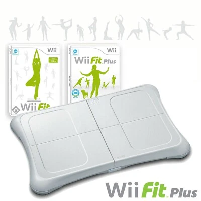 Original Nintendo Wii Balance Board ➕ Wii Fit ➕ Fit Plus FITNESS-Training 💪👟✅ - Bild 1 von 4