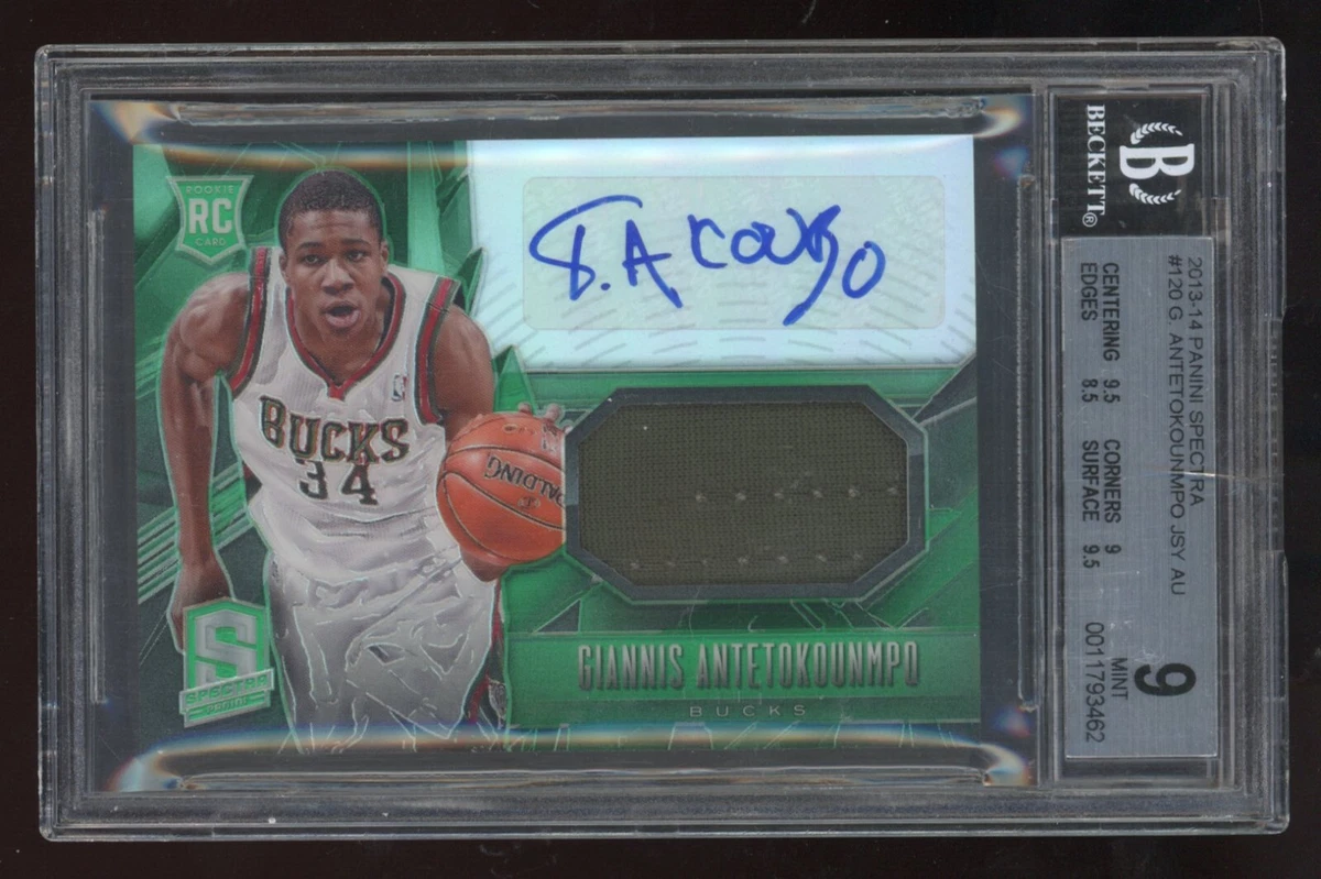 Giannis Antetokounmpo Basketball Grade 9 Rookie Sports Trading