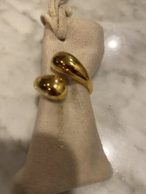 Anillo Anthropologie Mujer Doble Bola Tono DORADO Talla 8. Nuevo sin etiquetas Foto 1 de 4