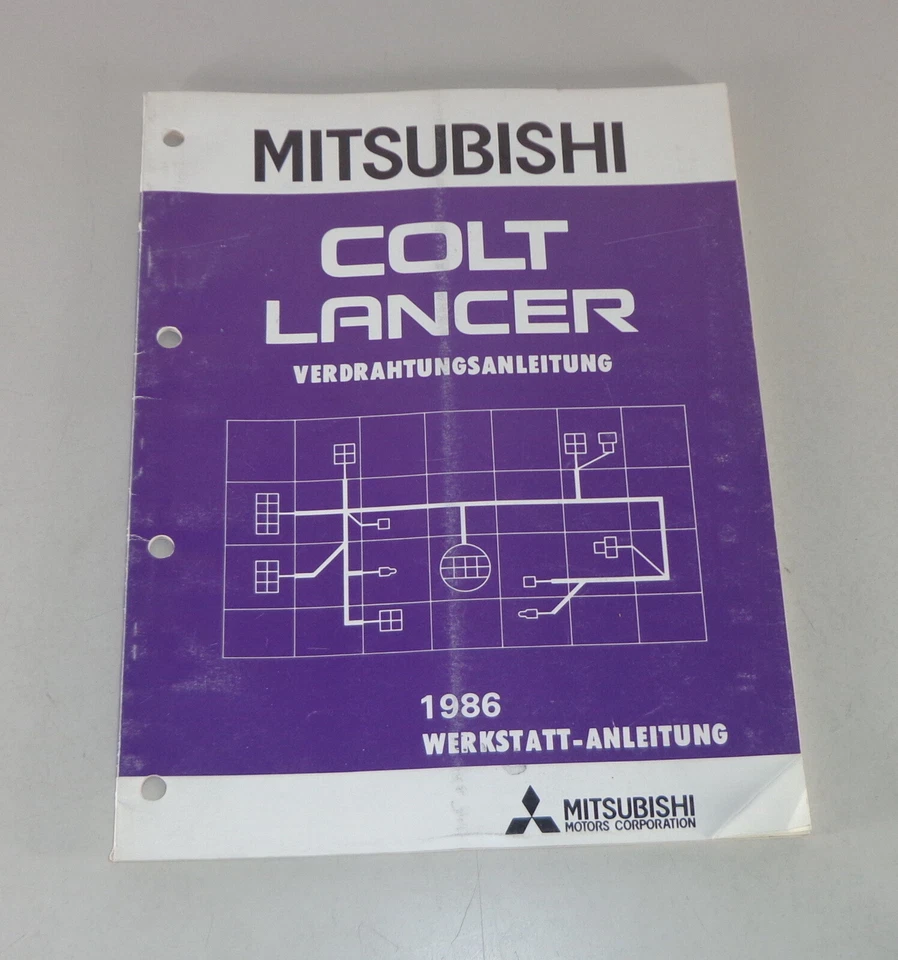 Manual De Taller Mitsubishi Colt / Lancer Esquemas Eléctricos Desde El Año 1986 - Imagen 1 de 1