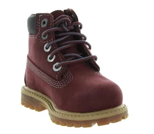 Bebés Niños Reino Unido 6 Timberland 6" Premium Botas Impermeables Puerto Oscuro Primaloft - Imagen 1 de 3