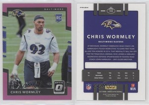 2017 Donruss Optic Rookies Pink Prizm Chris Wormley #143 Rookie RC