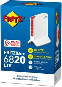 AVM FRITZ!Box 6820 LTE WLAN Router - Weiß (20002906) Neuware OVP - Bild 1 von 7