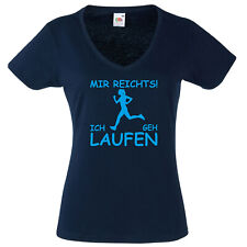 Shirt-Checker Laufshirt Fitness Damen T-Shirt Sportshirt Freizeit Woking Spass