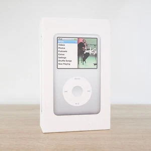 BOX ONLY - iPod Classic MB562ZO/A 120gb Silver (2008) Vintage Apple - Picture 1 of 6