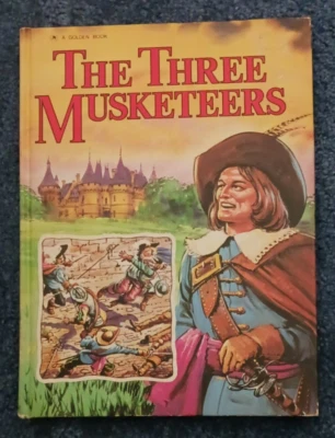 THE THREE MUSKETEERS - A Golden Book     c1976 Unstat. 1st.  Ed. Foto 1 de 4