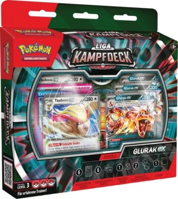 Pokemon Liga Kampfdeck Glurak-ex - DEUTSCH - 60 Karten Deck NEU & OVP - Bild 1 von 4