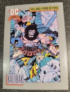 1992 Kalibak DC Comics Card #133 Villains From Beyond Series 1 Vintage Trading - Picture 1 of 3