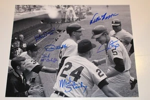 JIM NORTHRUP W HORTON G BROWN M STANLEY D WERT D MCAULIFFE SIGNED 8X10 PHOTO - Picture 1 of 3