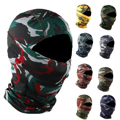 Summer Cooling Balaclava Face Mask UV Protection Ski Sun Hood Men Tactical Masks - Image 1 of 4