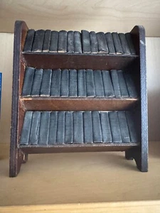 The Works of William Shakespeare 38 Miniature Editions with Bookcase c. 1925  - Picture 1 of 1