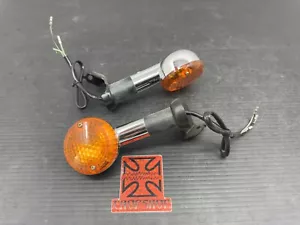 02-10 SUZUKI GZ250 MARAUDER FRONT LEFT RIGHT TURN SIGNALS LIGHT BLINKER SET PAIR - Picture 1 of 7