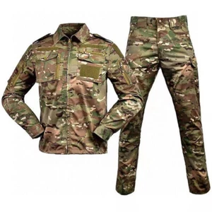 Airsoft Men's Combat Tactical Shirt Pants Army Military BDU Camouflage Uniforms - Picture 1 of 31