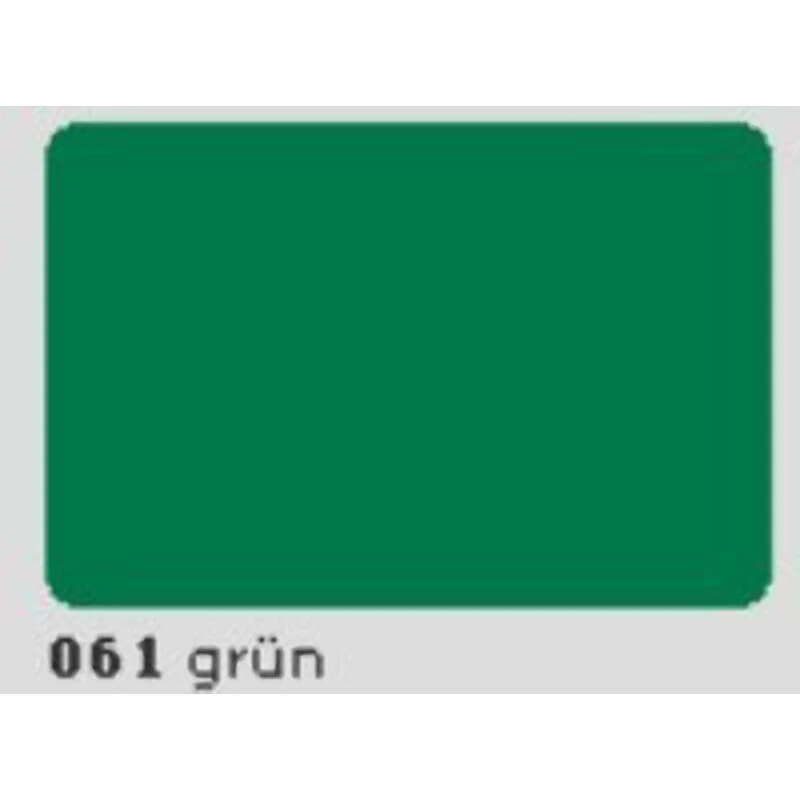 (9,78€/1qm) Oracal 651 Plotterfolie PVC Folie 63cm x 5m grün 061 Außenbereich - Bild 1 von 1
