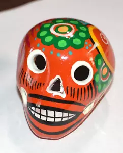 Keramik Ton Kunst Tag der Toten Schädel Mexiko - Bild 1 von 6