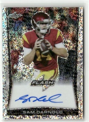 Sam Darnold 2018 Leaf Flash Football Autograph Minnesota Vikings Auto #BA-SD1 - Image 1 of 2