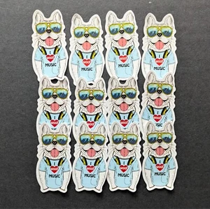 French Bulldog Stickers, French Bulldog Decals, Music - Picture 1 of 1
