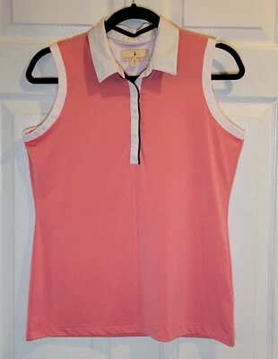 Conjunto de falda de tenis de golf deportiva Haley para mujer talla 8 top talla M coral bolsillos sin mangas Foto 1 de 4