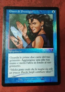 MTG SLEIGHT OF HAND FOIL ITALIAN POOR - GIOCO DI PRESTIGIO - 7TH - MAGIC - Picture 1 of 2