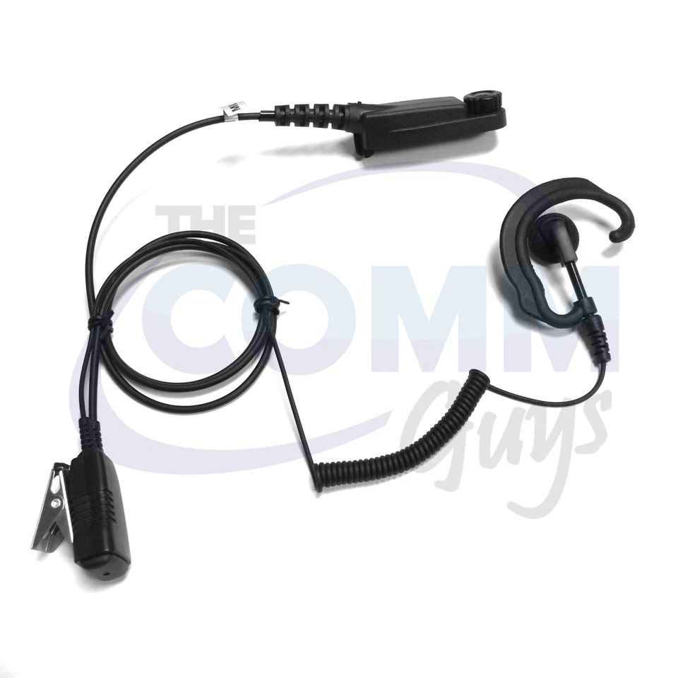 Pryme SPM383EB RESPONDER Police Lapel Mic Earpiece Motorola APX6000 APX7000 - Image 1 of 1