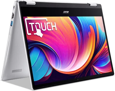 Acer Chromebook Spin 314 CP314-1H Convertible Laptop - Intel Celeron N4500, 4GB, - Image 1 of 4