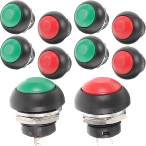 10pcs Door Bell Button Only Doorbell Button For Apartment Metal Button - Picture 1 of 12