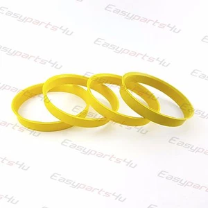 Juego de 4 anillos de centrado de llantas 66,1 mm - 64,1 mm anillos de centrado llantas de aluminio - Imagen 1 de 3