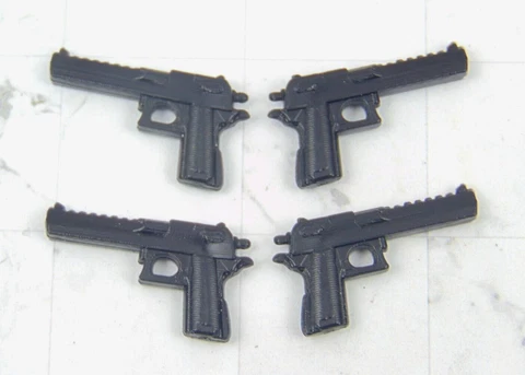 Custom Weapons 1:10 Scale 7" Figs McFarlane DC Spawn Deathstroke 4x Desert Eagle Cover