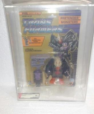 TRANSFORMERS BIRDBRAIN AFA 80 GRADED DECEPTICON PRETENDER MONSTERS 1989 HASBRO - Image 1 of 4