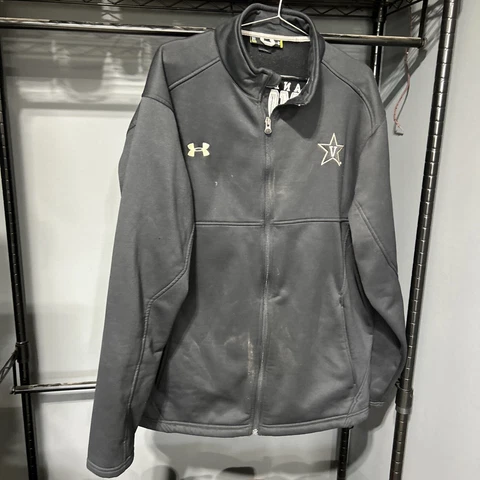 Under Armour Vanderbilt Commodores Zip Sweatshirt Jacket Mens XL Sh9 Cover
