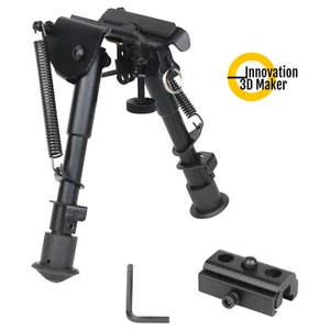 Bipied Type Harris 18 à 25 cm + Adaptateur picatinny - Imagen 1 de 11