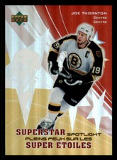 2005-06 McDonald's UD Superstar Spotlight #SS2 Joe Thornton (ref 237849)